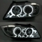 BMW E90/E91 (05-08) priekšējie lukturi, CCFL eņģeļ acis, hromēti